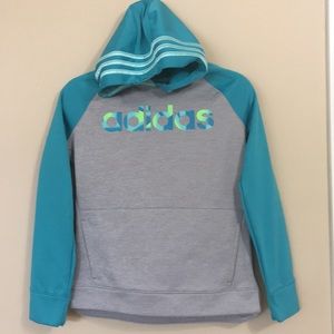 ♦️Adidas hoodie , girls , Sz XL (14/16)
